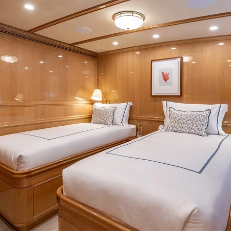 twin cabin on Maximus sailboat