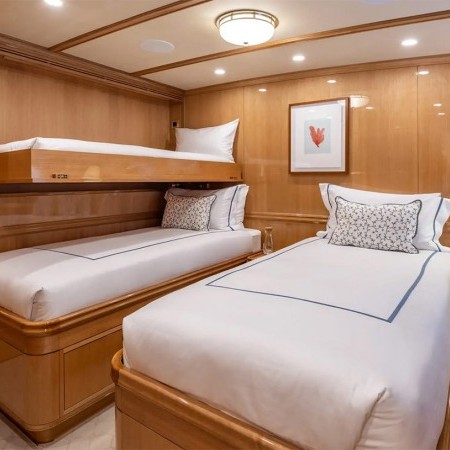 twin cabin on Maximus sailboat