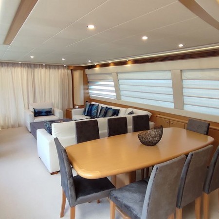 MAYBE NOT Yacht | Ferretti 83' Yacht Charter