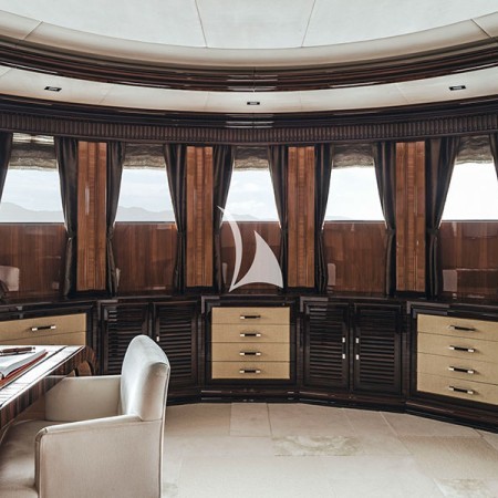 interior of the boat