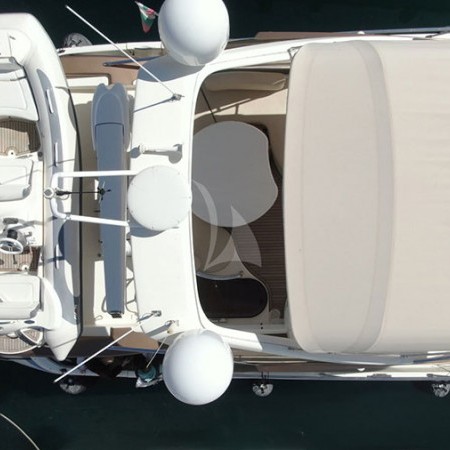 aerial shot of Medusa yacht