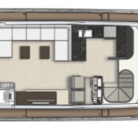 Mudita yacht layout deck plan