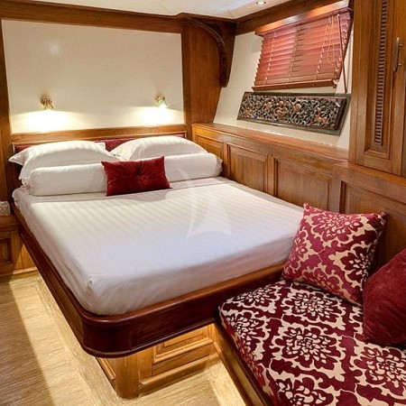 one of the cabins on Mutiara Laut