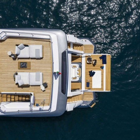 aerial view of decks