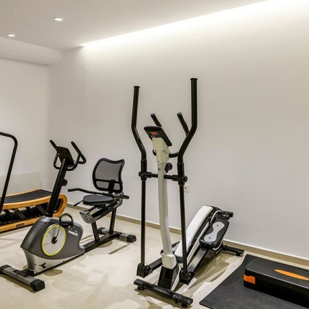 private gym of the property