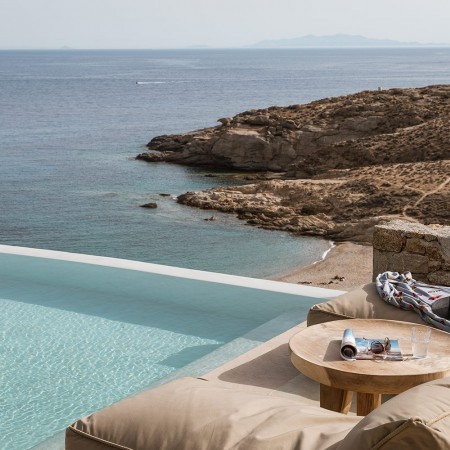 pool and sea view