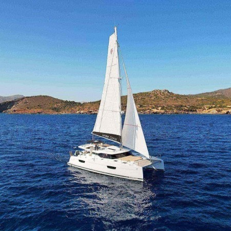 fountaine pajot 47' catamaran mykonos