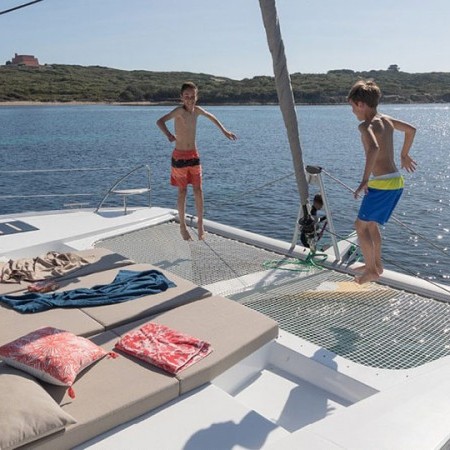 fountaine pajot 47' catamaran mykonos