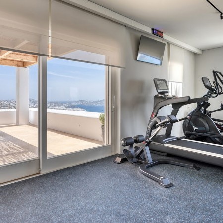 private gym of Alchemy villa