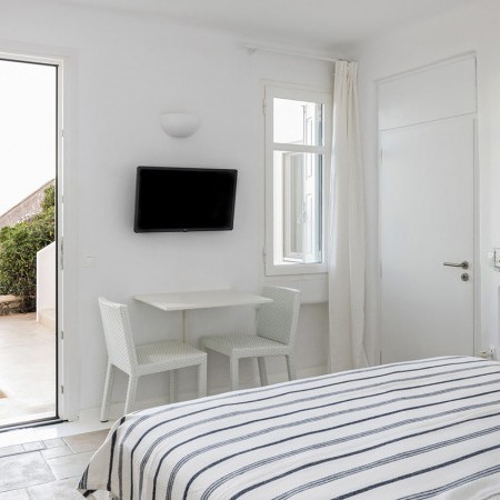 bedroom at Auriane villa in Mykonos