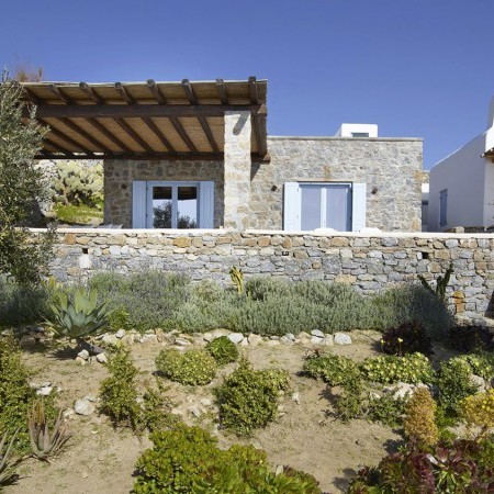 exterior of Leyla Villa in Mykonos