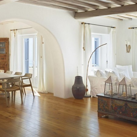 interior of Leyla Villa in Mykonos