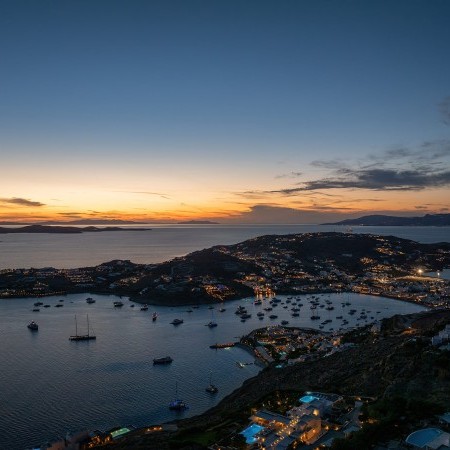 sea and sunset view