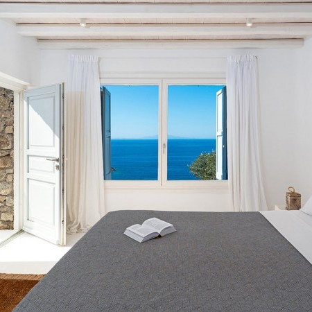 bedroom at Oxygen Villa in Mykonos