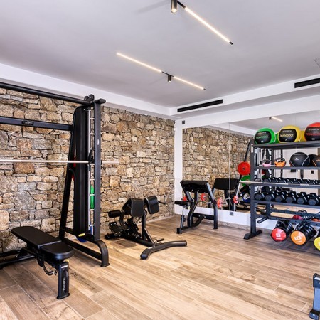 indoor gym area