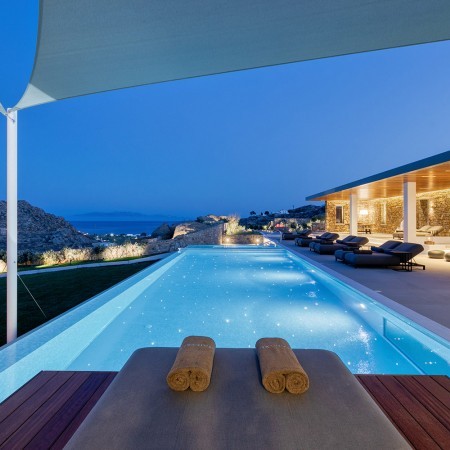 pool of villa Satie Mykonos