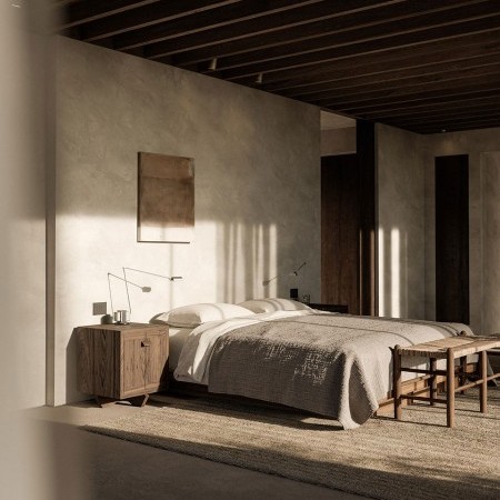 luxury bedroom at villa Zenith