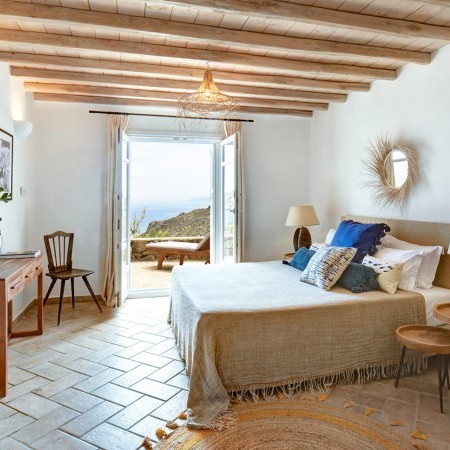 bedroom at Namaste Villa in Mykonos