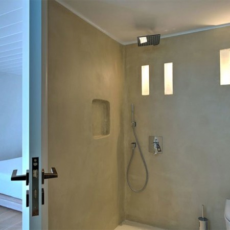 shower and bathroom