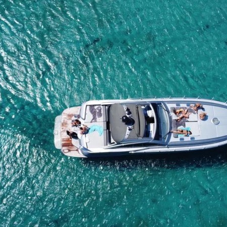 the boat from above