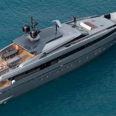 aerial photo of Naia superyacht