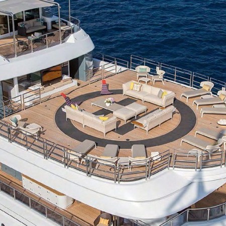 aerial view of the decks