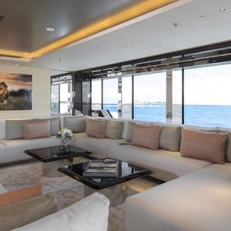 main salon of Nautilus superyacht