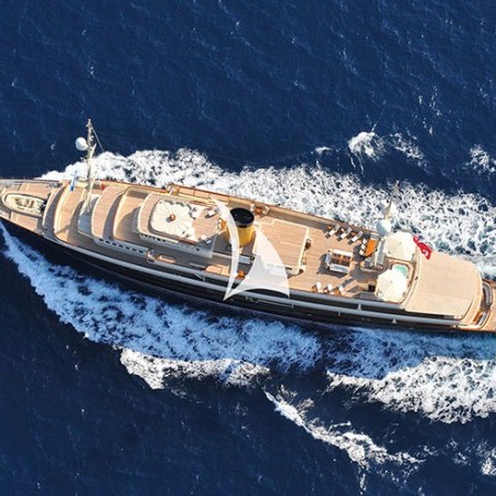 Nero yacht aerial photo