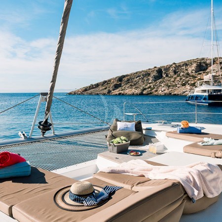 catamaran charter Greece