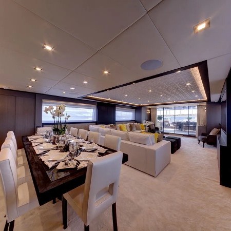 Noema yacht interior