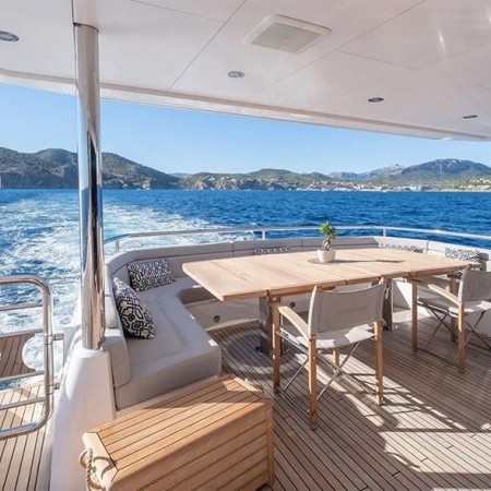 Noroader superyacht deck space