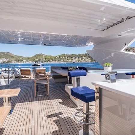 flybridge Noroader yacht charter