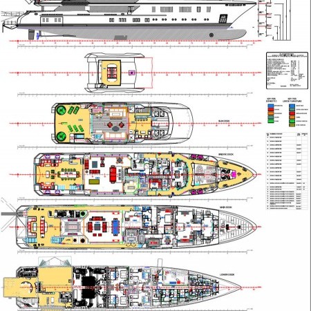 North Star yacht layout
