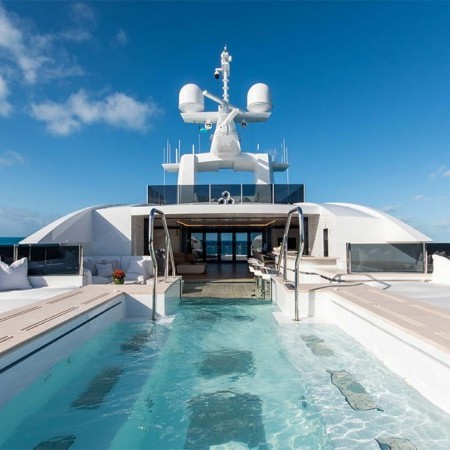 North Star yacht Jacuzzi pool