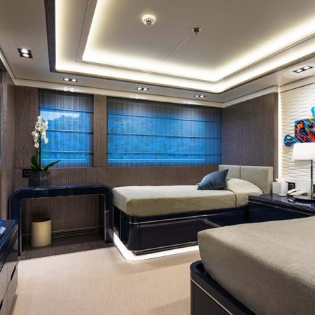 cabin on O'ptasia yacht charter