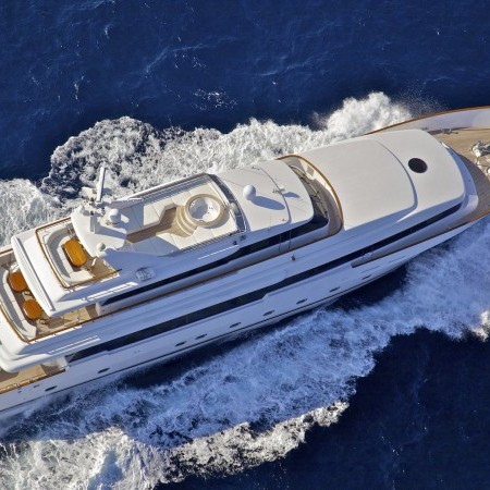 aerial view O'Rion yacht 