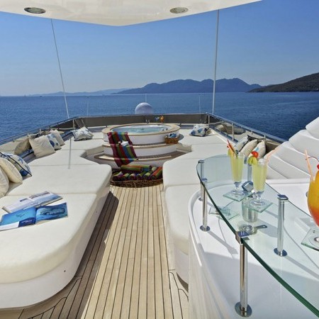 O'Rion yacht upper deck