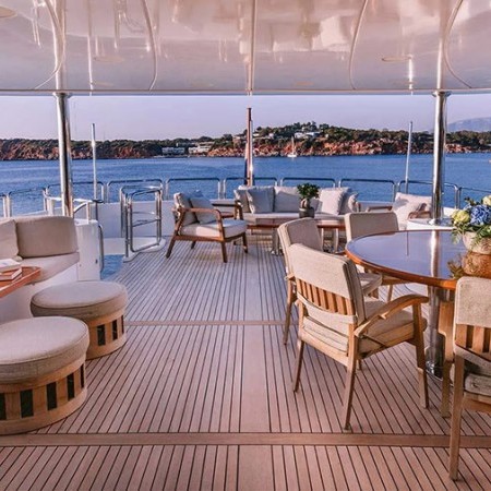 Oak yacht charter deck