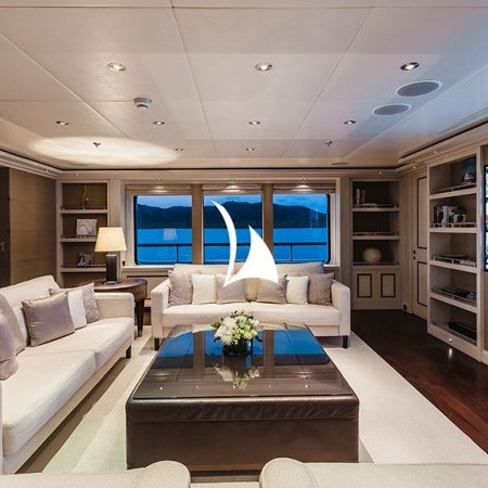 the boat's living room