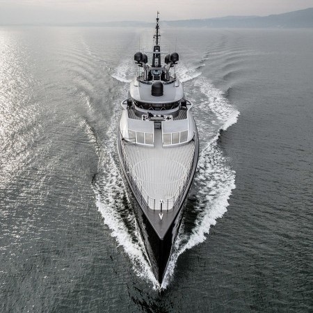 Okto superyacht underway