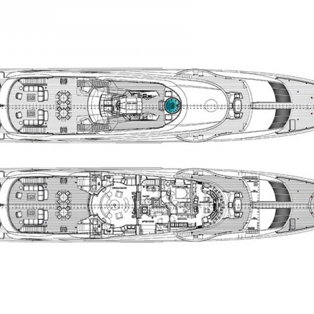 Okto yacht deck plan layout