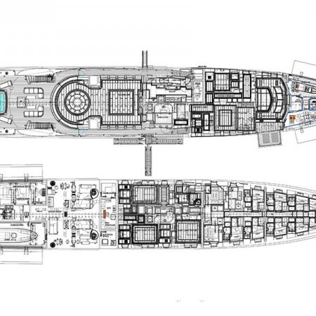 Okto yacht deck plan layout