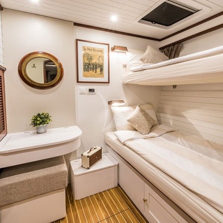 OMBRE BLU³ catamaran twin cabin