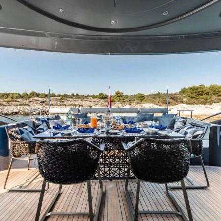 alfresco dining area