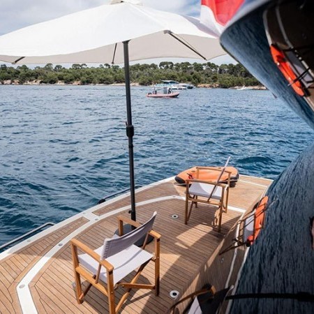 swim platform of Palumba yacht