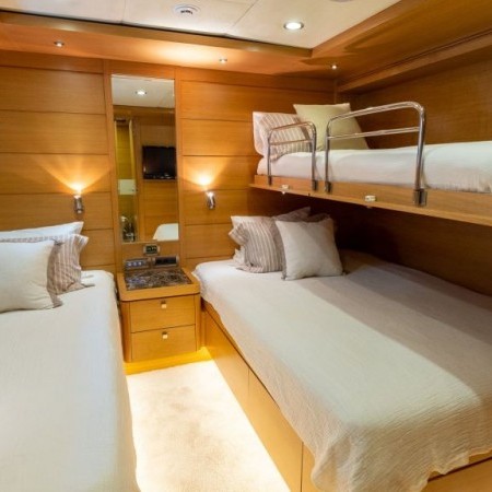 cabin for 3 charter guests