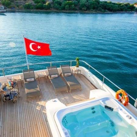 panfeliss yacht charter with Jacuzzi