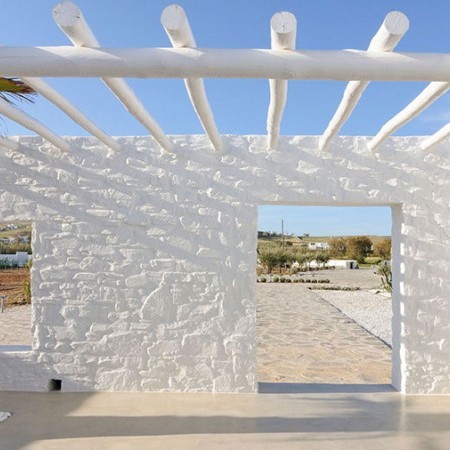 villa for rent at Golden Beach Paros