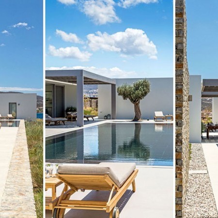 paros villa for rent with beach access