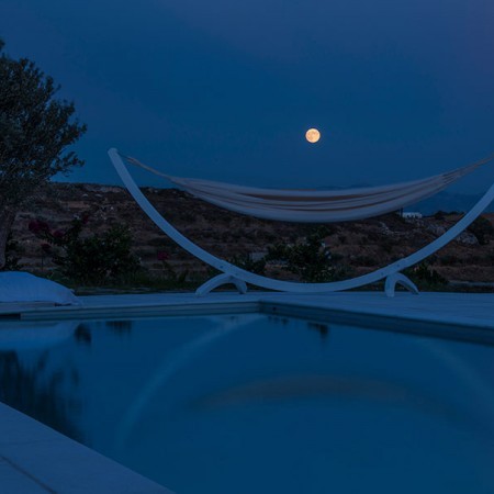 moon view from the villa